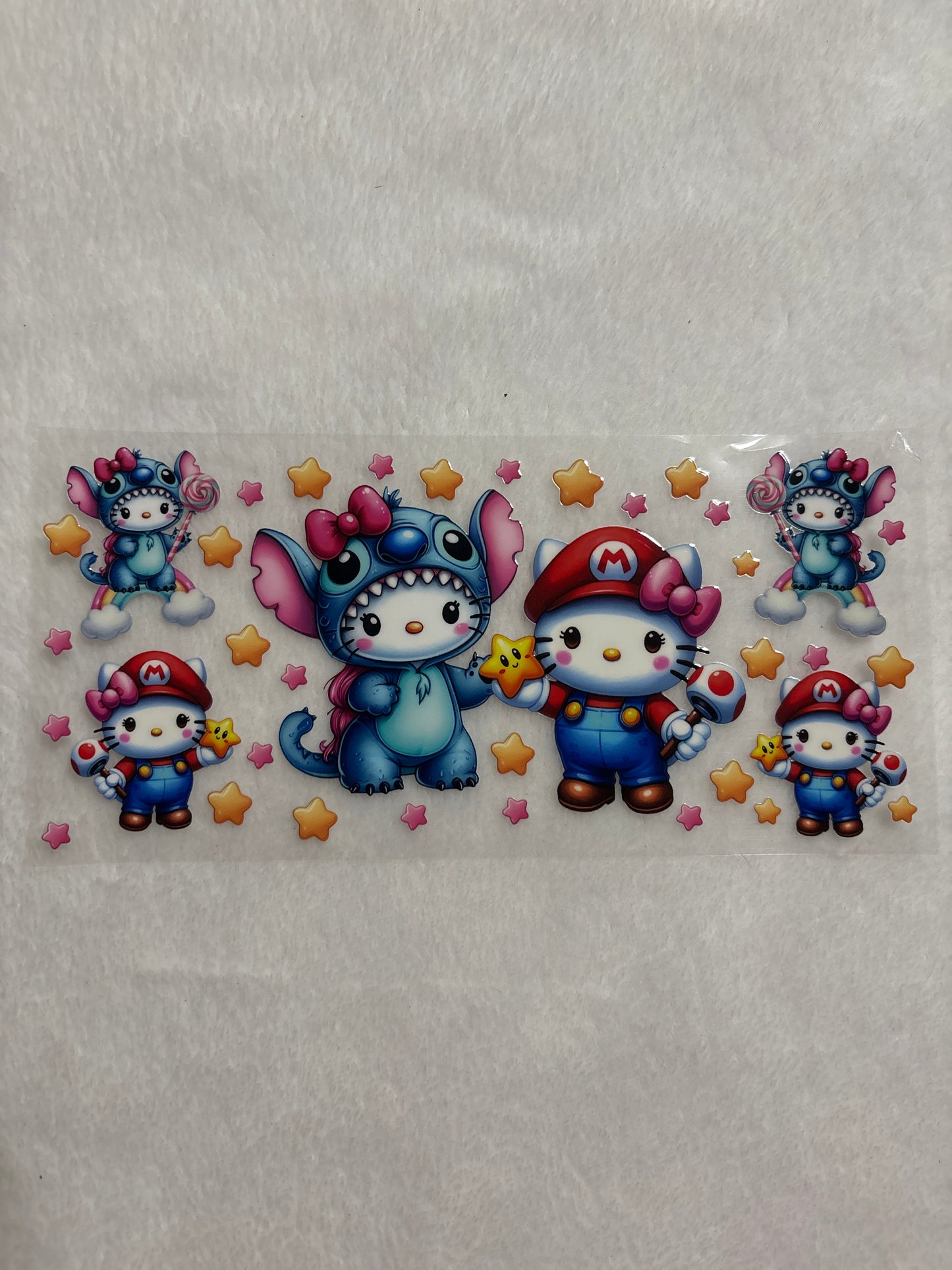 Hello Kitty Stitch & Mario