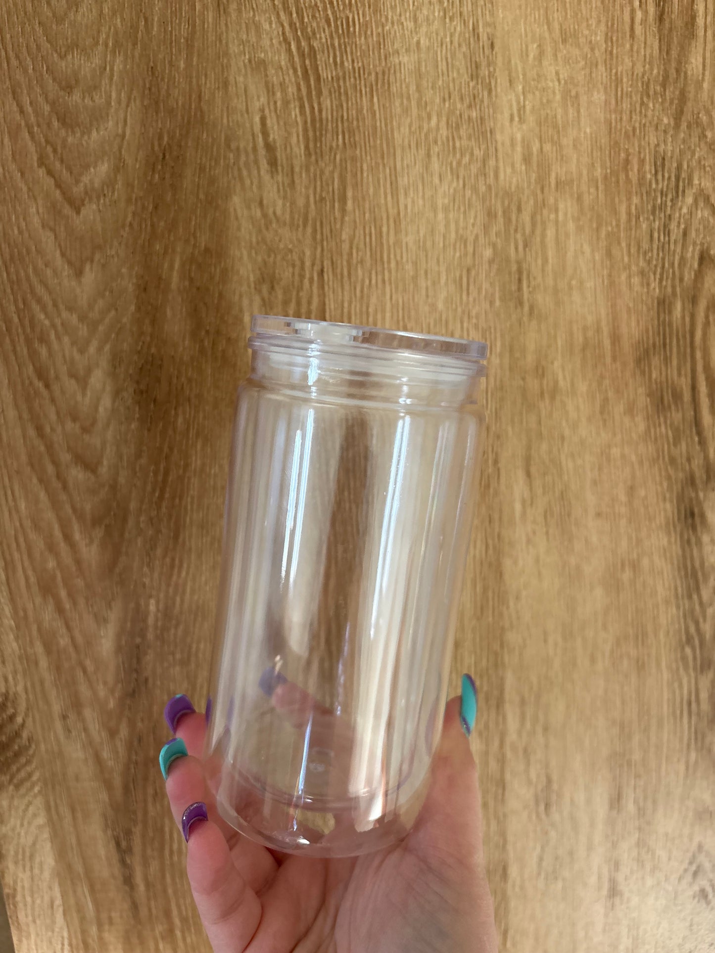 16 Oz Acrylic Snowglobe Cup