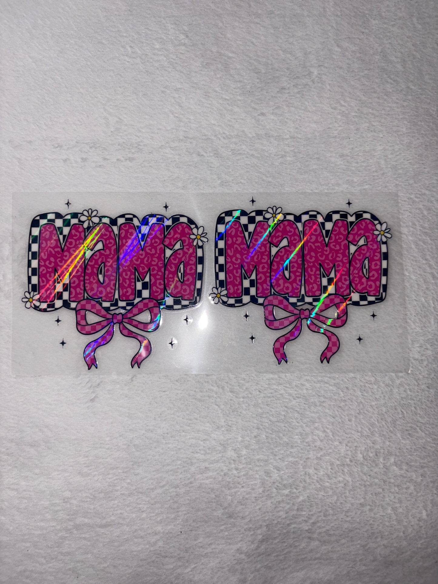 Holographic Mama Checkered