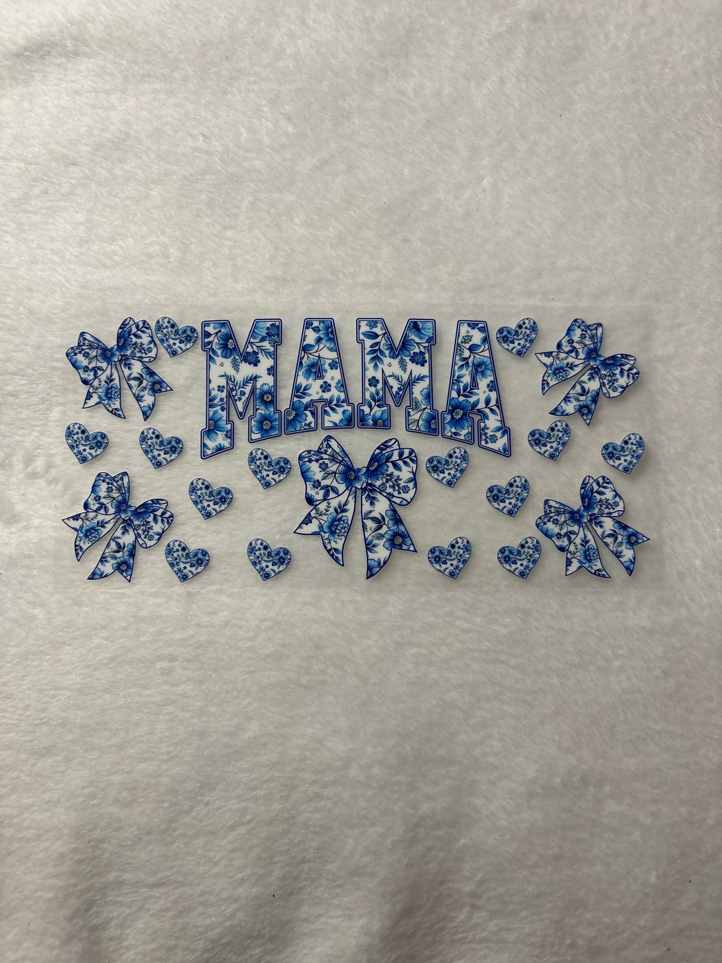 Mama W Blue Bows