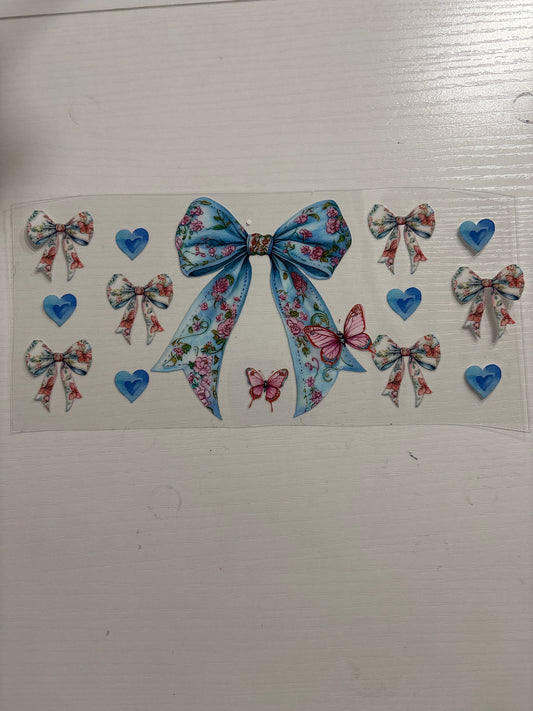 Blue Vintage Bow