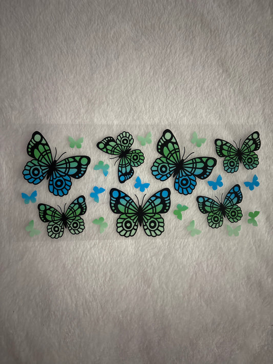 Blue/Green Butterflies