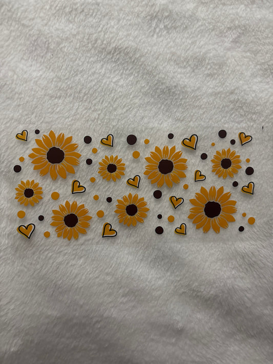 Sunflowers and Hearts