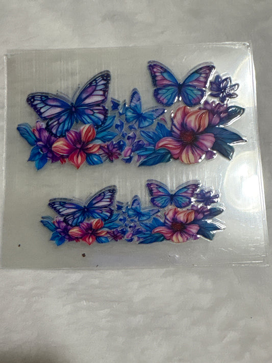 MINI- Butterflies & Flowers