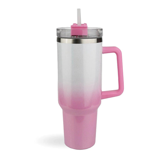 40oz Tumbler Pink Ombré