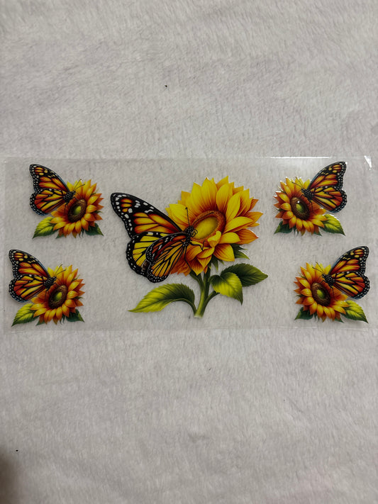 Sunflowers & Butterflies