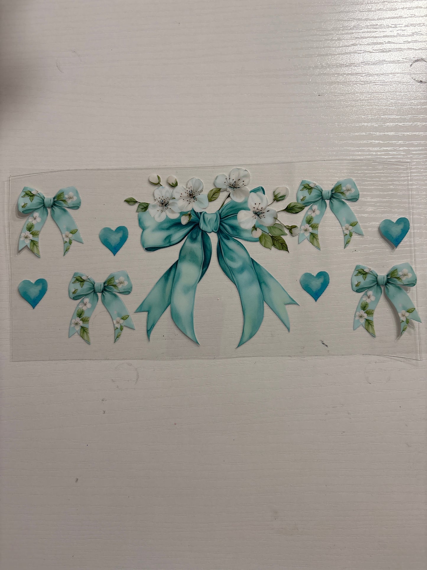 Teal Bows