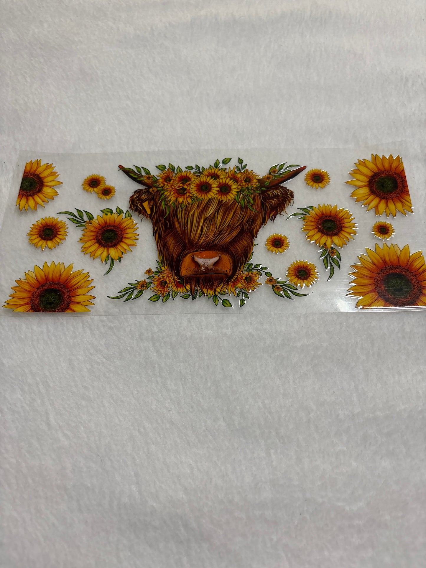 Cow w Sunflowers