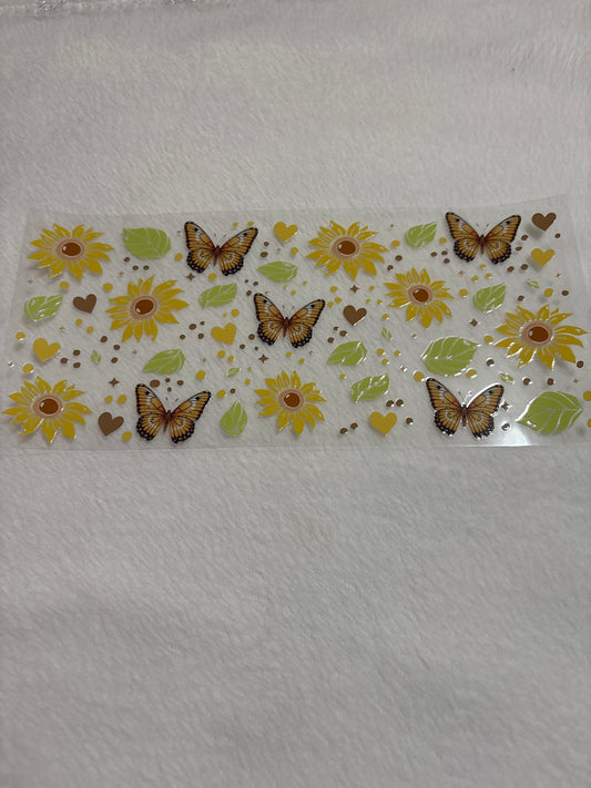 Butterflies & Sunflowers
