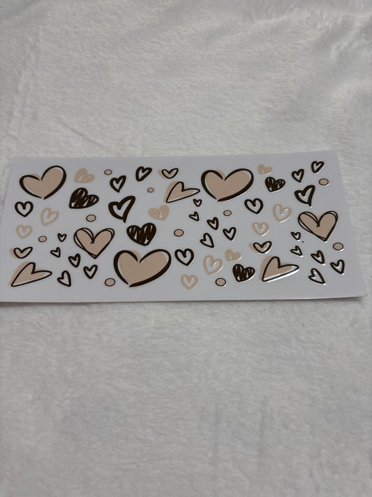 Beige Hearts