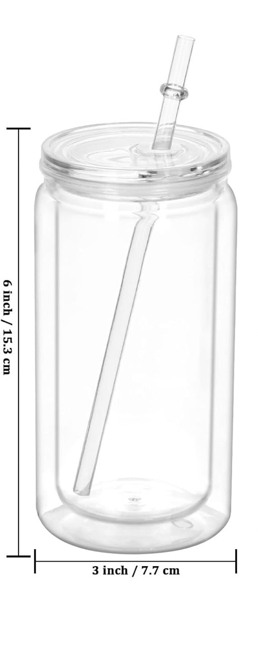 16 Oz Acrylic Snowglobe Cup