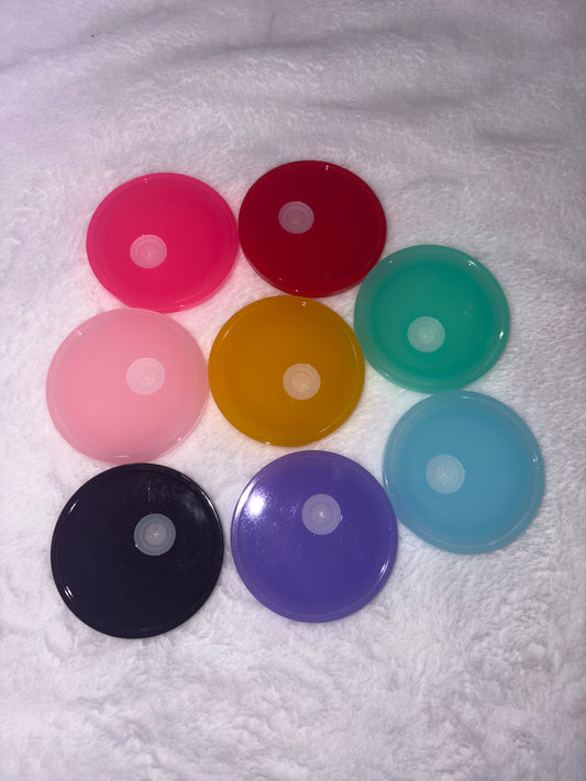 Colored Acrylic Lids