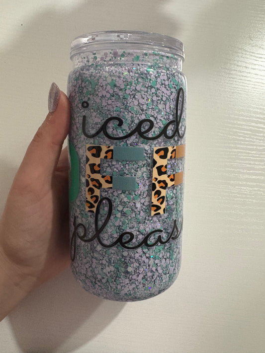 Iced Coffee Please 16oz Acrylic