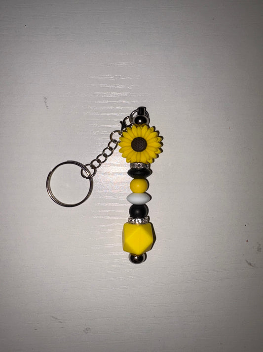Sunflower Keychain