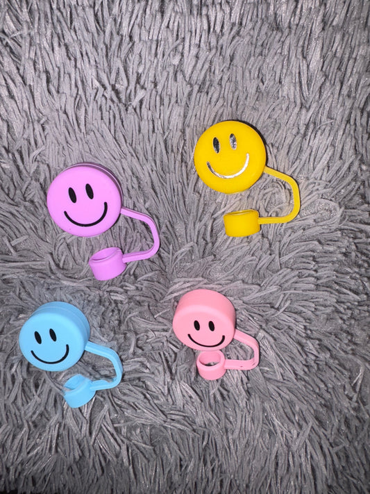 Smiley Straw Toppers