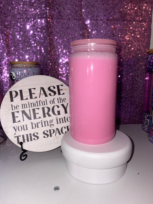 16oz Acrylic Strawberry Milk