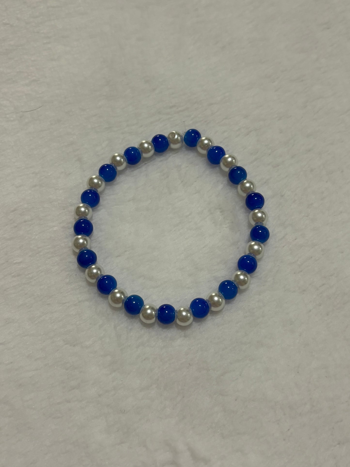 Royal Blue & Pearl